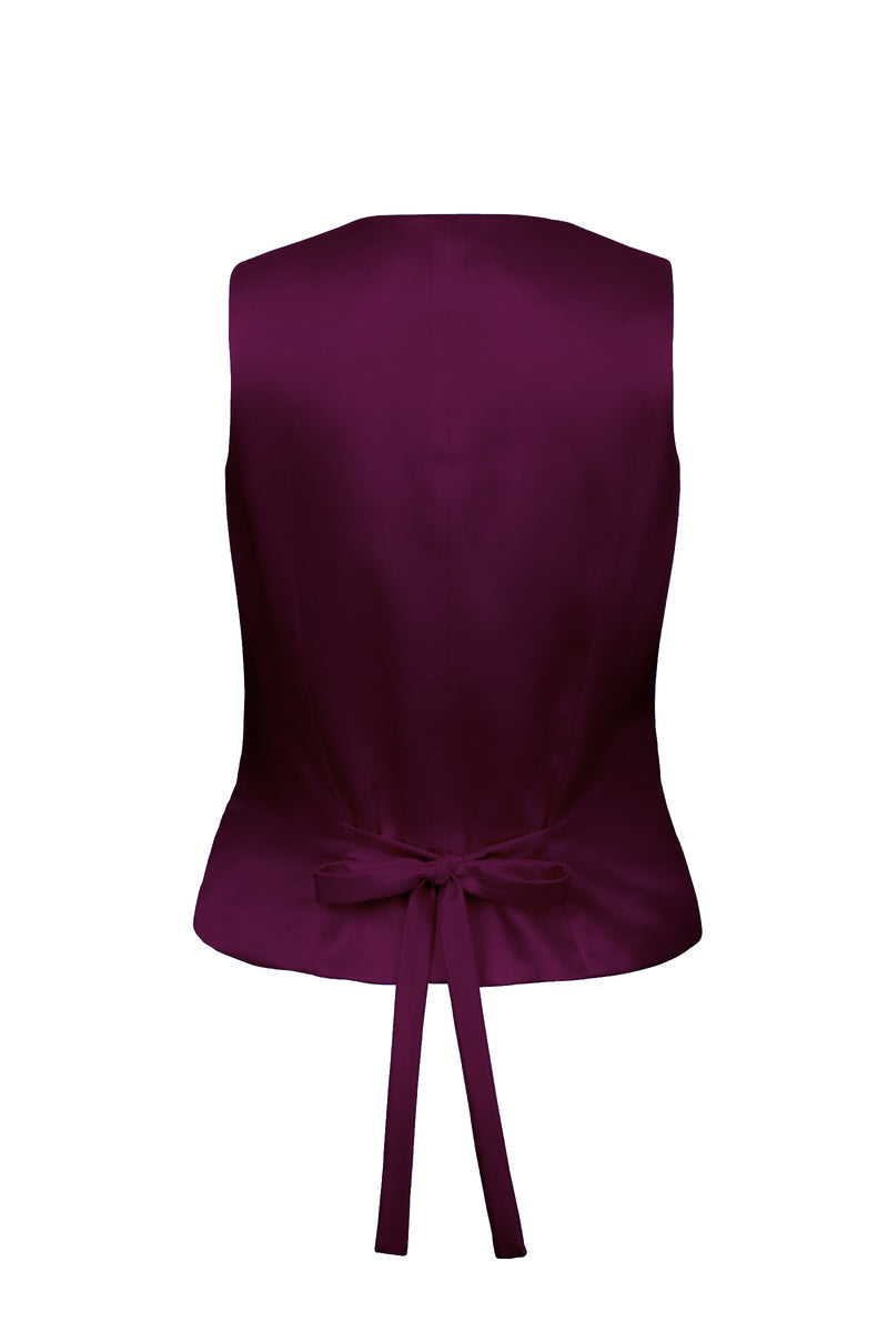 Tulip Velvet Waistcoat