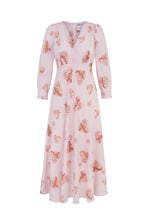 Load image into Gallery viewer, Cora Silk Tea Dress Paradiso Roses x Kate Scott