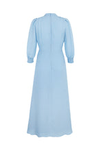 Load image into Gallery viewer, Gabriella Dress Pretty Blue Floral Cloqué