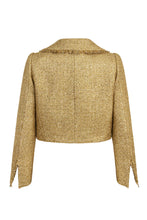 Load image into Gallery viewer, Layla Jacket Gold Tweed