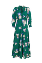 Load image into Gallery viewer, Monique Tea Dress Green Iris x Rachel Levy