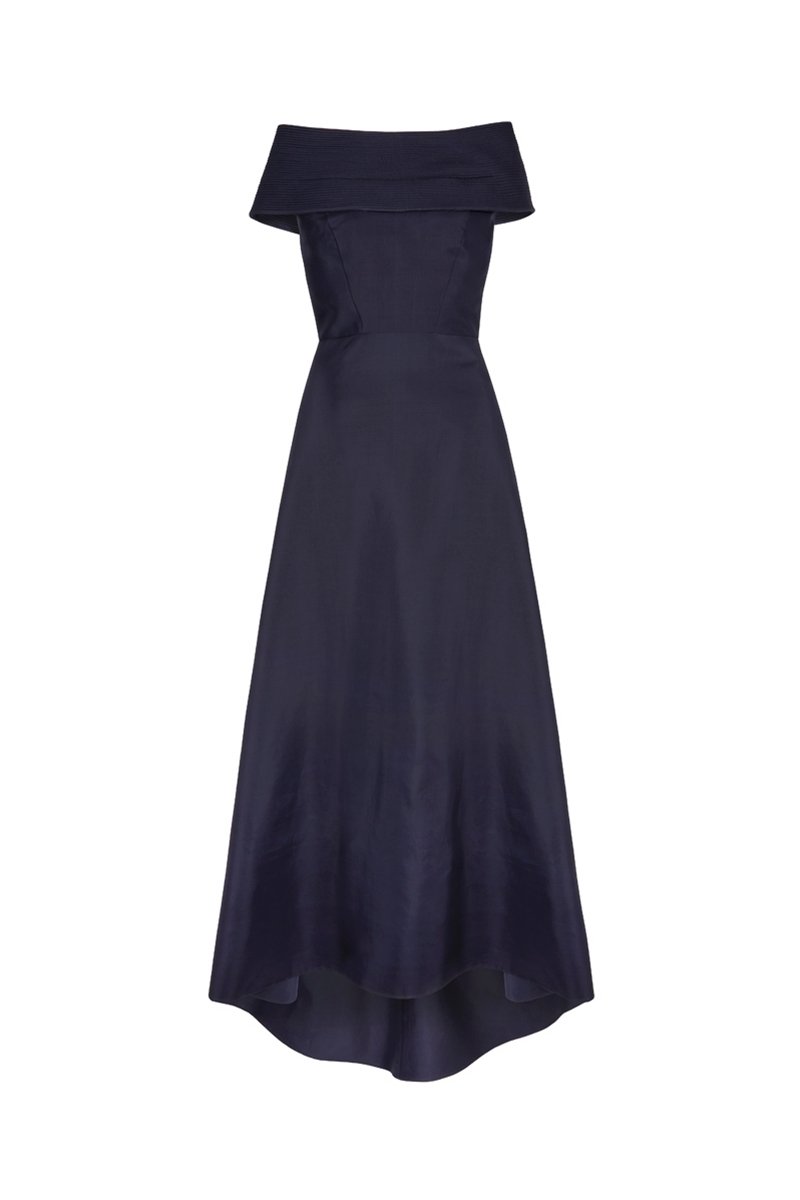 Debutante Floor Length Gown Silk Gazar  Suzannah London