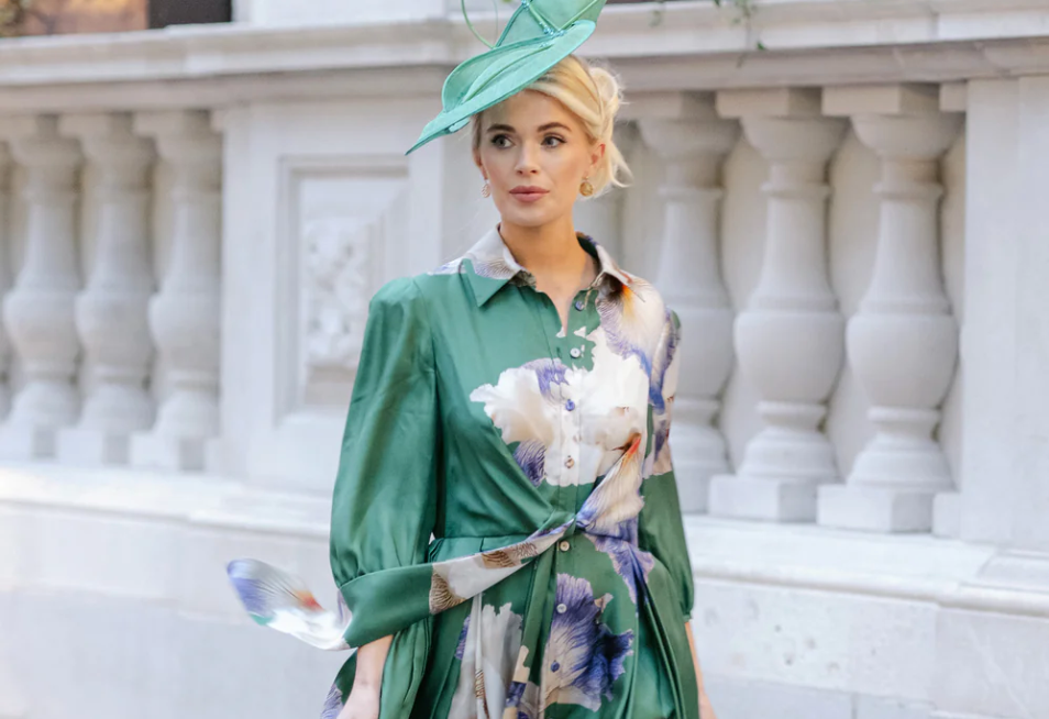 kumiko iris silk dress Suzannah London