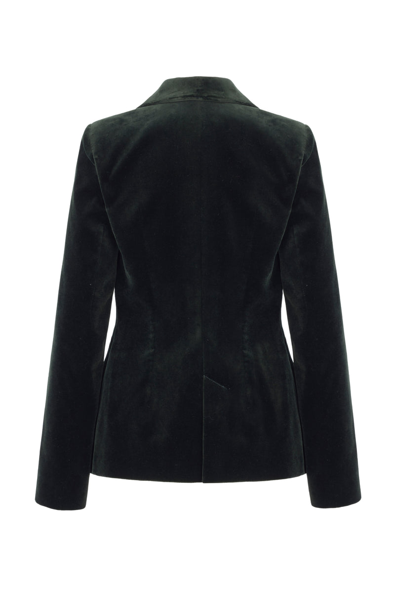Load image into Gallery viewer, Brooklyn 25 Jacket Olive Velvet - ARCHIVE SALE