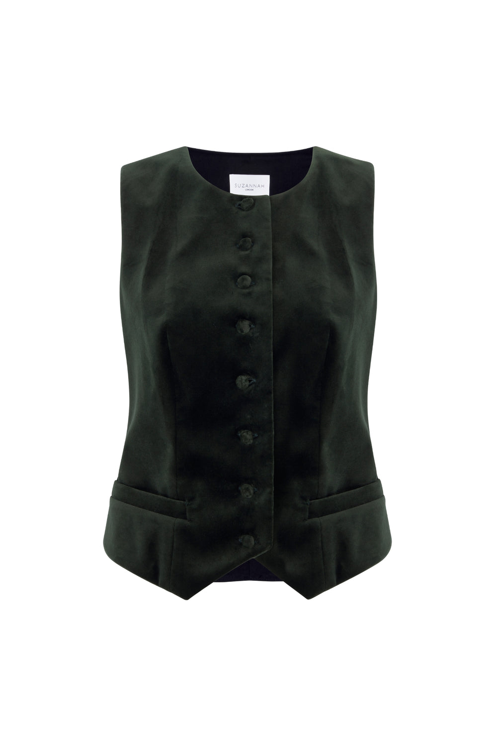 Load image into Gallery viewer, Taylor 25 Waistcoat Olive Velvet