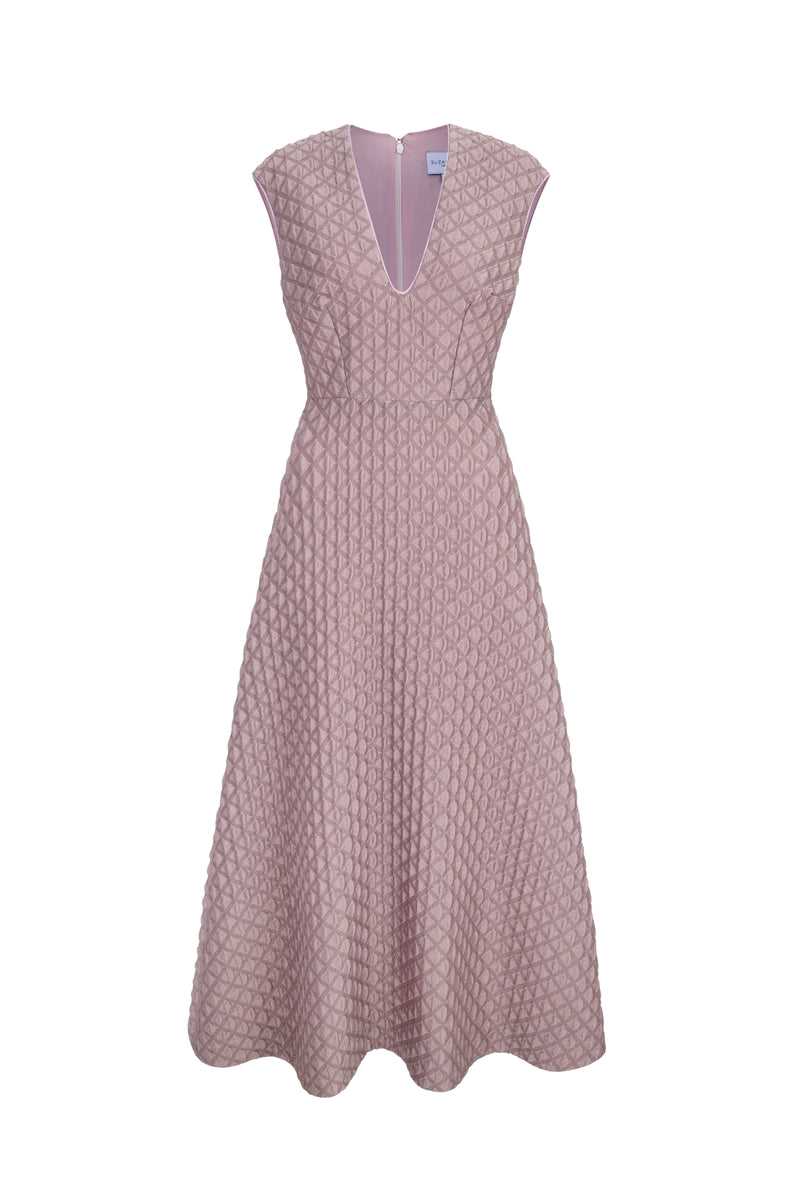 Load image into Gallery viewer, Pippa &amp; Remy Vintage Pink Diamond Cloqué Set - ARCHIVE SALE