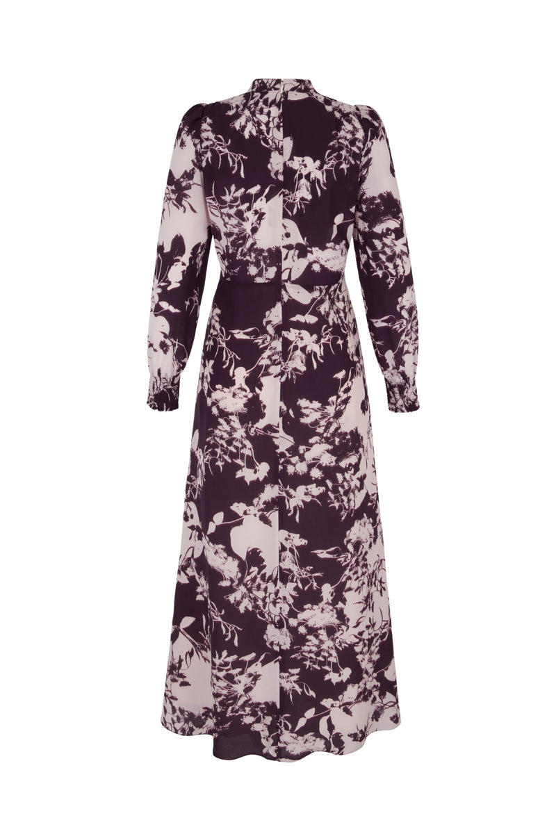 Load image into Gallery viewer, Grandad Tea Dress Floral Tiles - ARCHIVE SALE