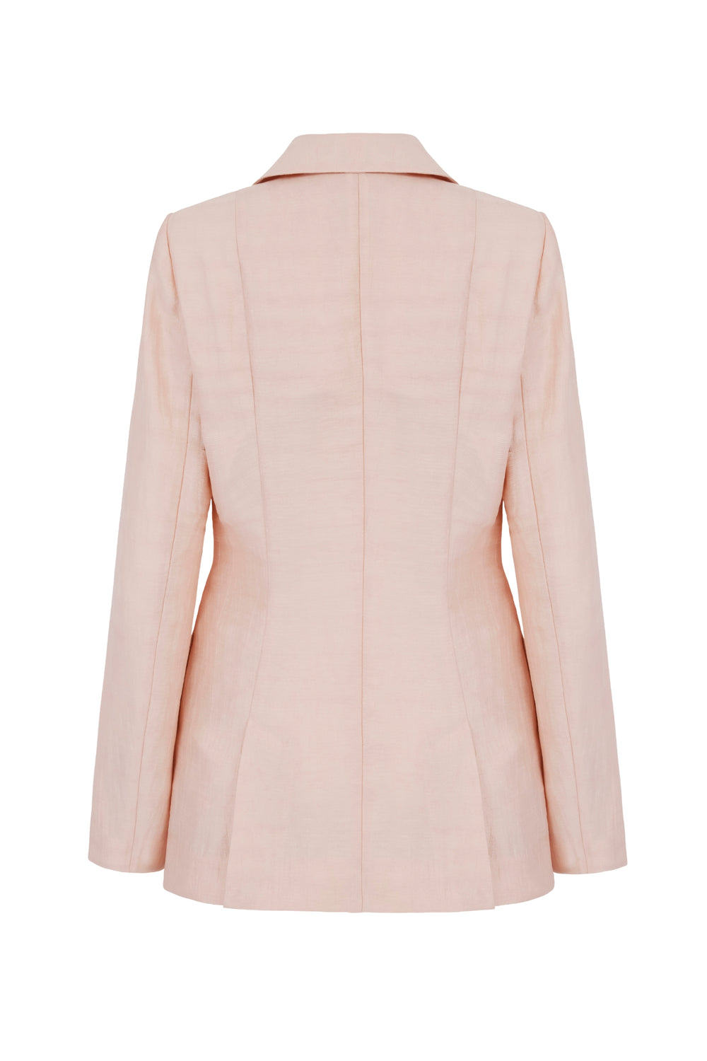 Load image into Gallery viewer, Rappalo Double Breasted Blazer Pink Luxe Linen