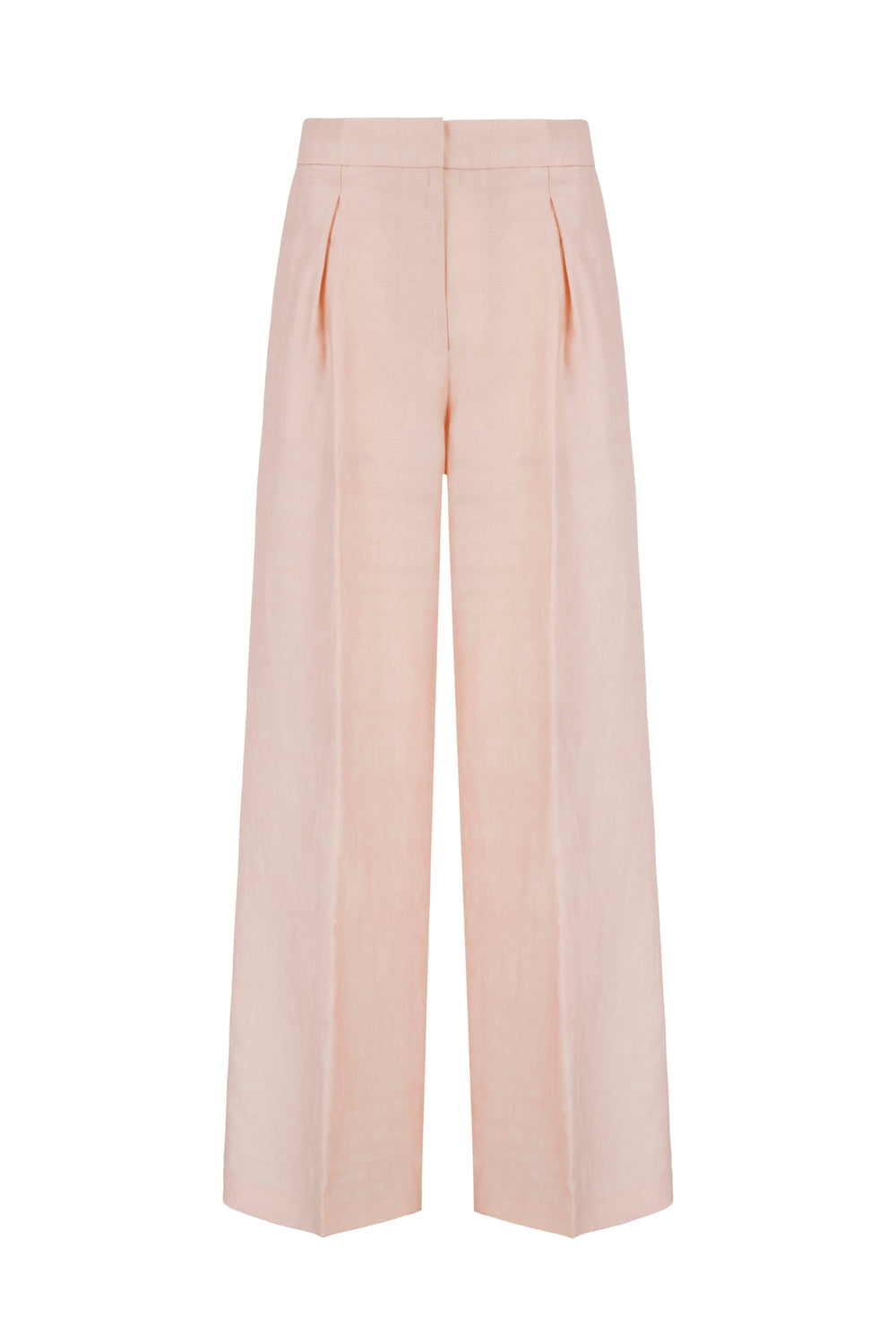 Load image into Gallery viewer, Rappalo Wide Leg Trousers Pink Luxe Linen