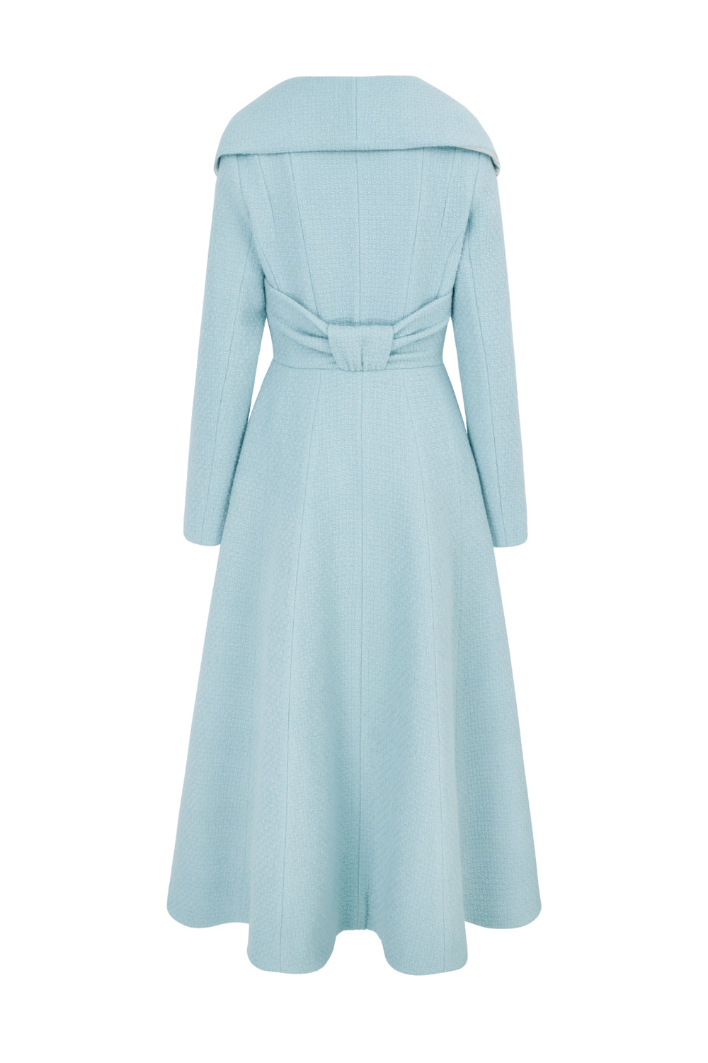 Load image into Gallery viewer, Cumbria Formal Coat Dress Duck Egg Wool Crepe