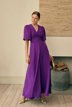 Load image into Gallery viewer, Holland Dress Violet Silk Cady