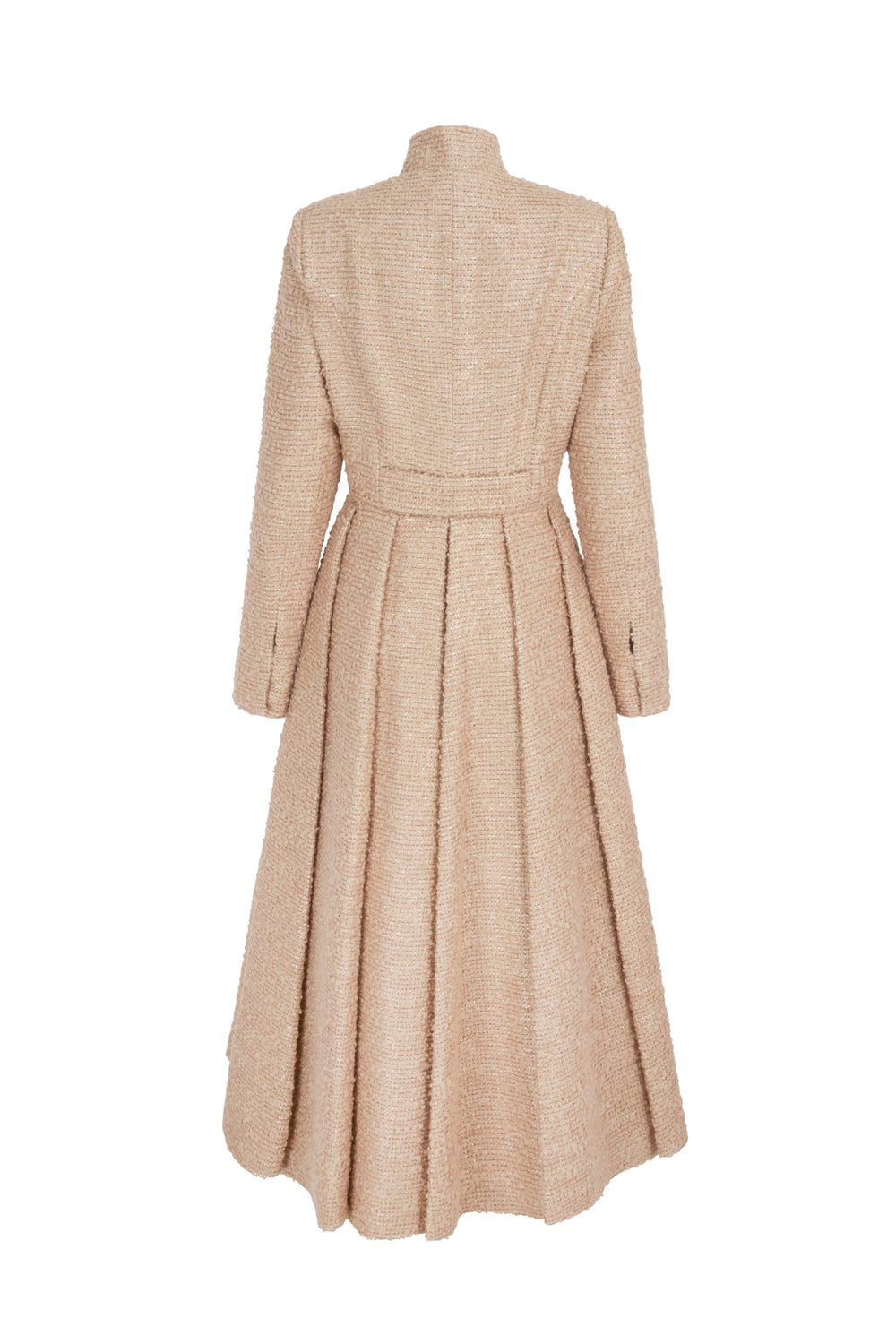 Load image into Gallery viewer, Madrid Coat Dress Metallic Tweed Blush Pink