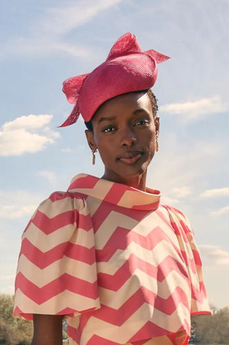 Straw Teardrop With Bow x John Boyd