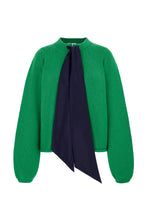 Load image into Gallery viewer, Fine Lambswool and Cashmere Cardigan Green