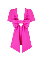 Load image into Gallery viewer, Annabel Bow Dress Neon