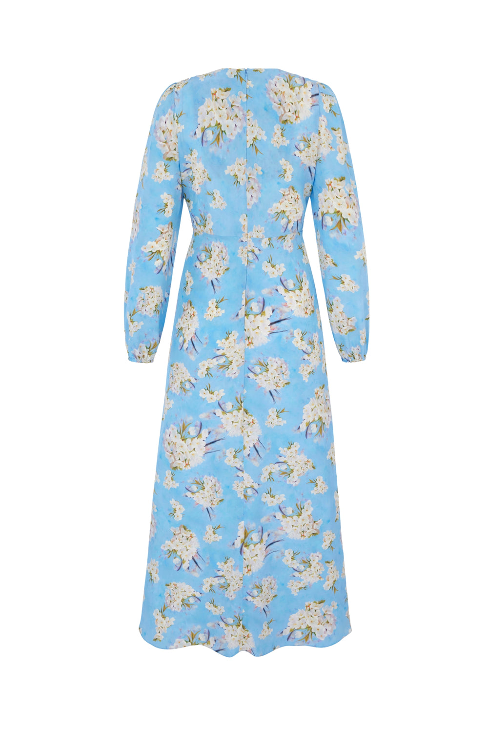 Load image into Gallery viewer, Olivia Silk Tea Dress Heart of Flowers