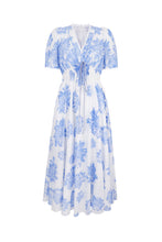 Load image into Gallery viewer, Lydia Dress Agapanthus Cotton