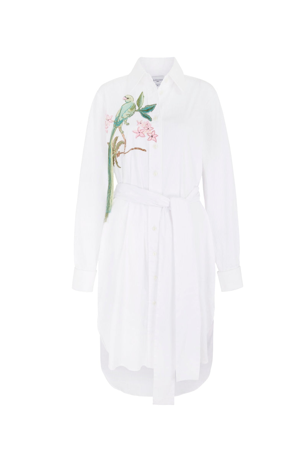 Load image into Gallery viewer, Cassie Embroidered Shirt Dress &amp; Bahamas Tote Set