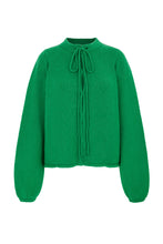 Load image into Gallery viewer, Fine Lambswool and Cashmere Cardigan Green