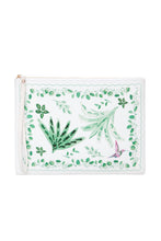 Load image into Gallery viewer, Beach Cotton Pochette Bag Trailing Leaves x Susannah Garrod