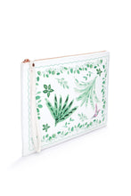 Load image into Gallery viewer, Beach Cotton Pochette Bag Trailing Leaves x Susannah Garrod