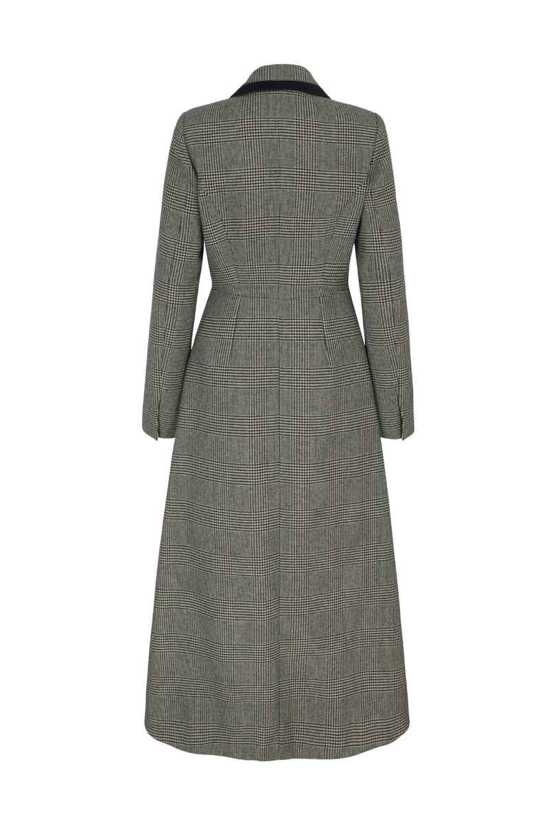 Load image into Gallery viewer, Washington Prince of Wales check Cashmere Coat