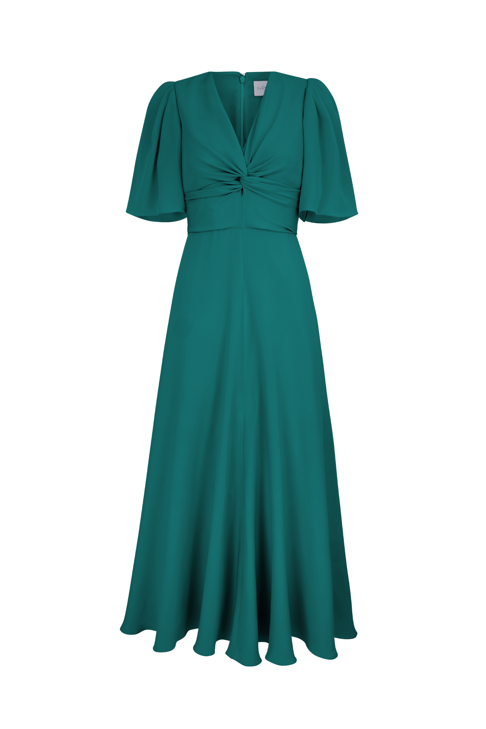 green emerald velvet dress Holland Dress Jade Silk Cady