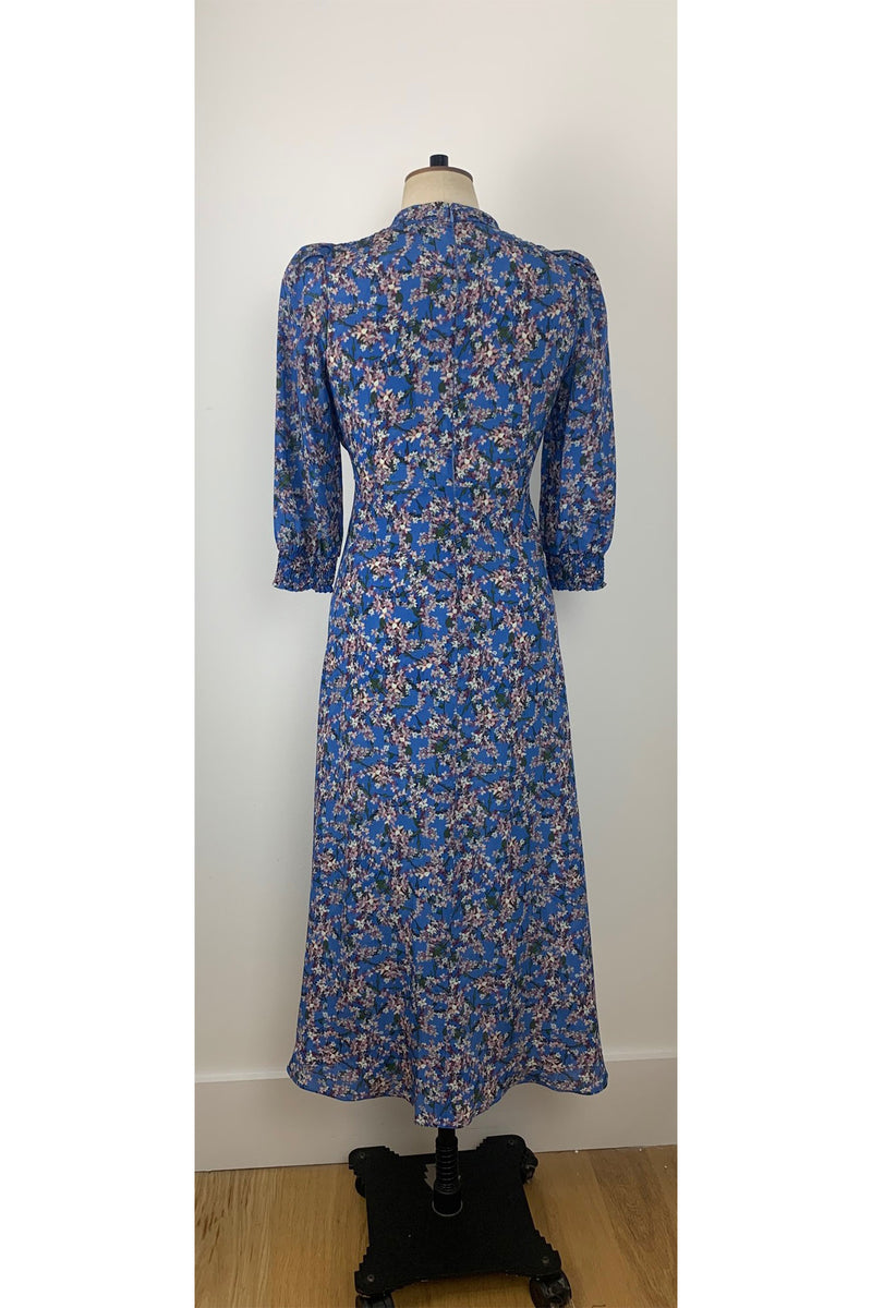 Load image into Gallery viewer, Jane Silk Tea Dress Mini Blossom - ARCHIVE SALE