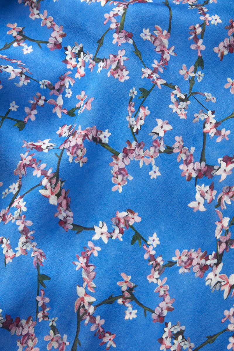 Load image into Gallery viewer, Jane Silk Tea Dress mini blossom floral x Julia Langley