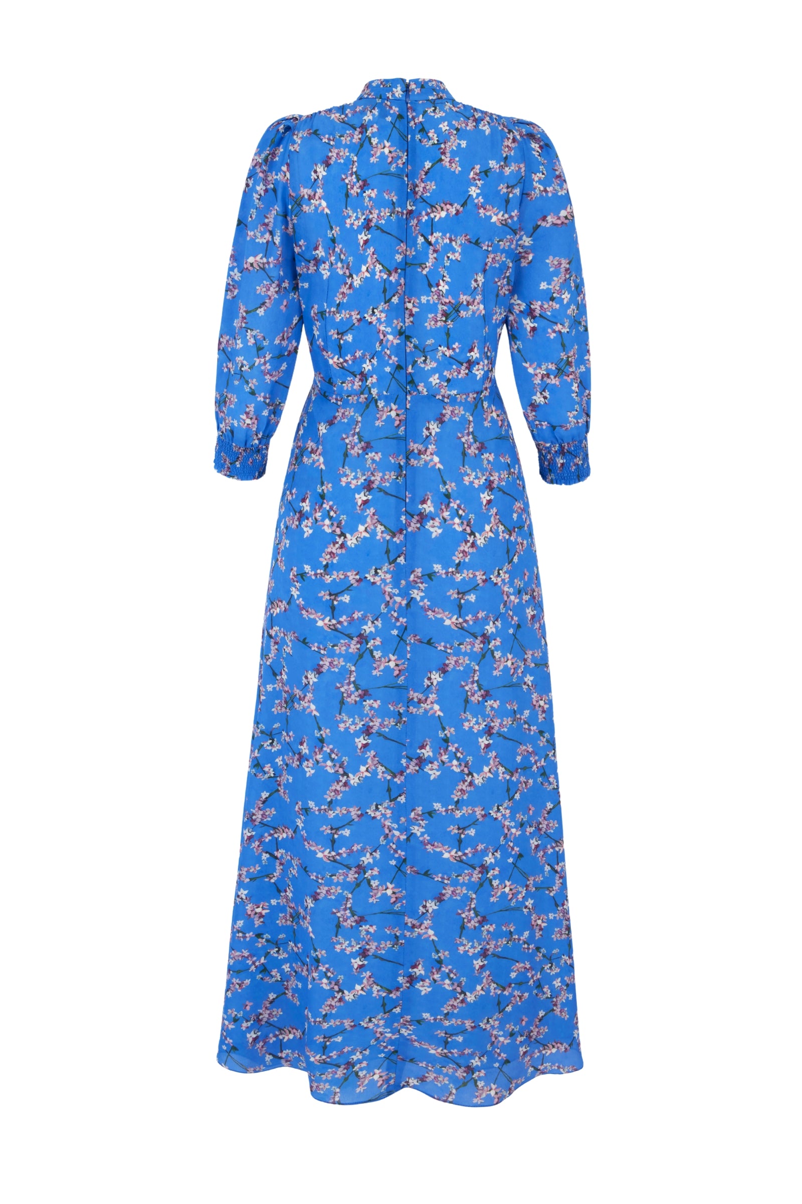 Jane Tea Dress | Blue ditsy floral | Suzannah London