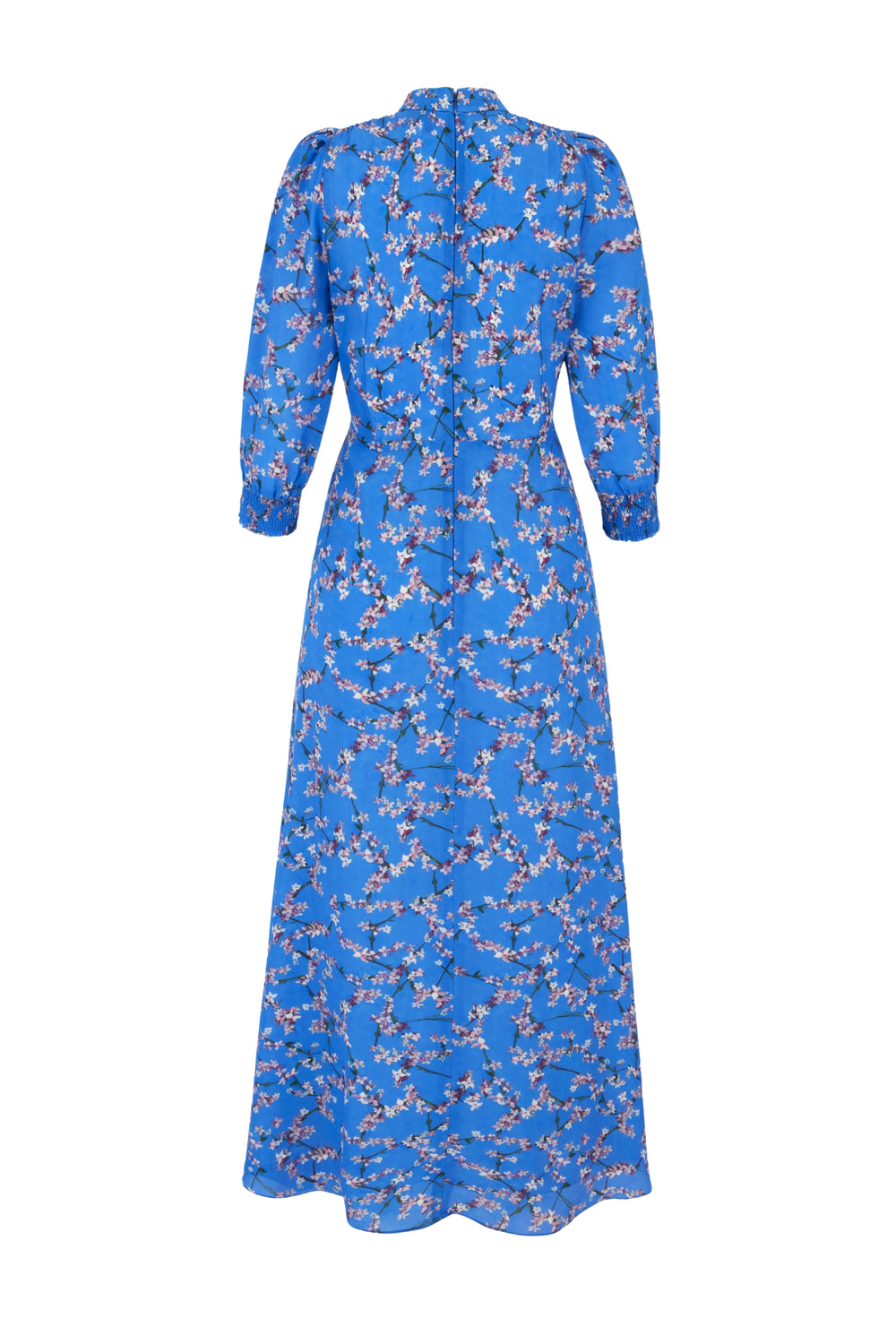 Load image into Gallery viewer, Jane Silk Tea Dress mini blossom floral x Julia Langley