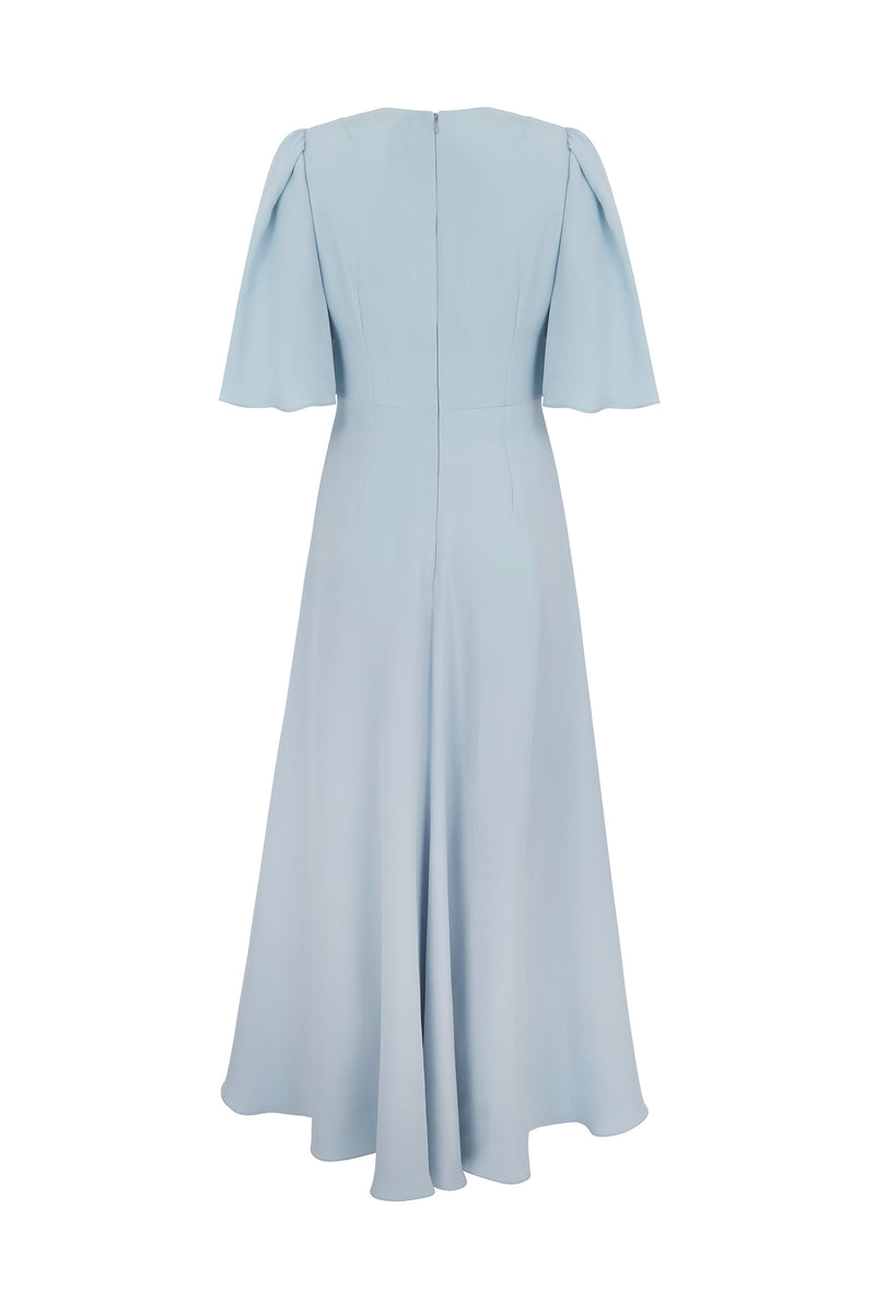 Load image into Gallery viewer, Paige Dress Breeze Blue Silk Cady - ARCHIVE SALE