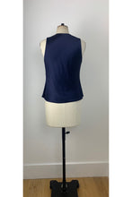Load image into Gallery viewer, Silk Camisole Navy ARCHIVE SALE