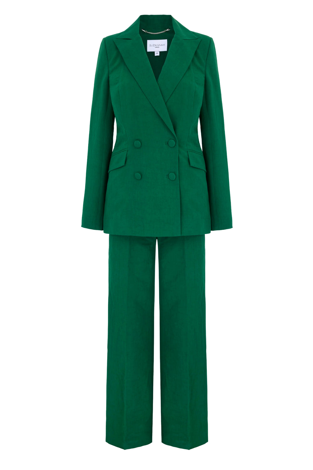 Load image into Gallery viewer, Rappalo Green Linen Suit