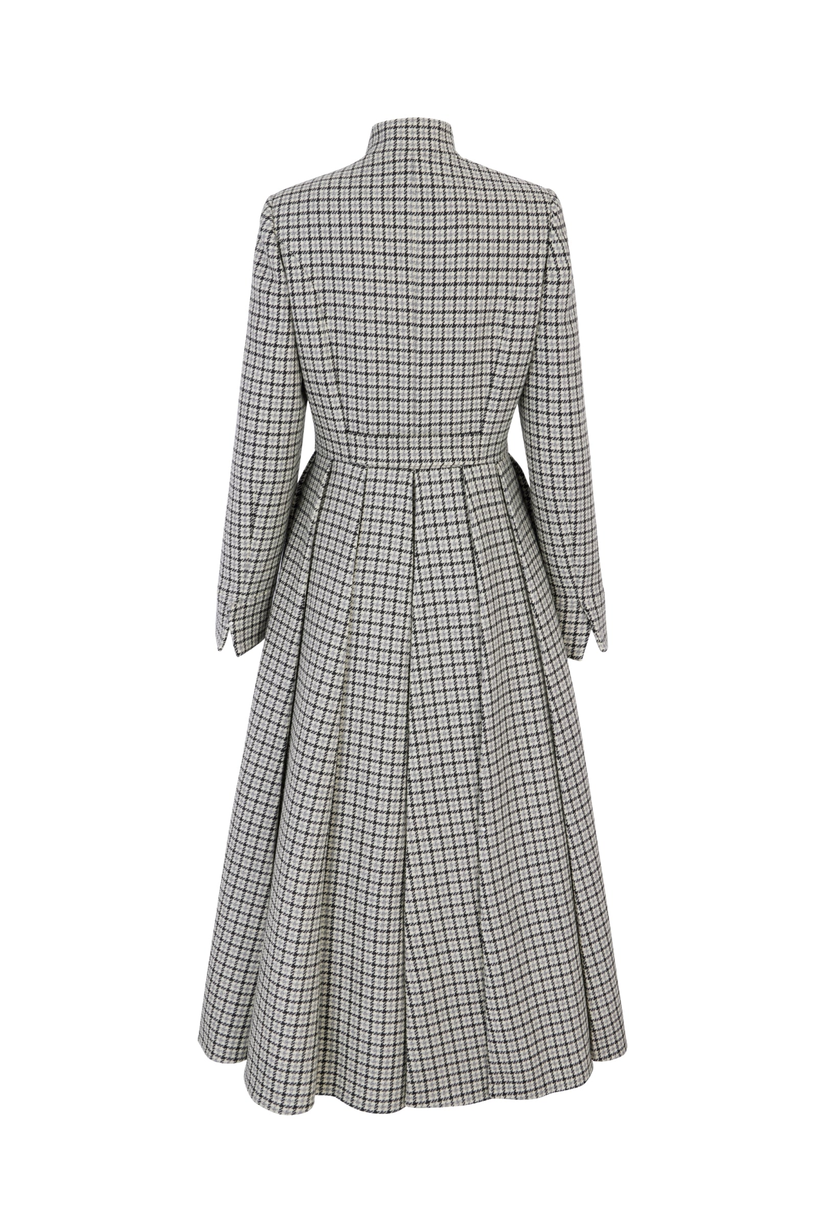 Suzannah London | Winchester Coat Dress Houndstooth Tweed