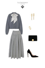 Load image into Gallery viewer, Fine Lambswool and Cashmere Cardigan Grey