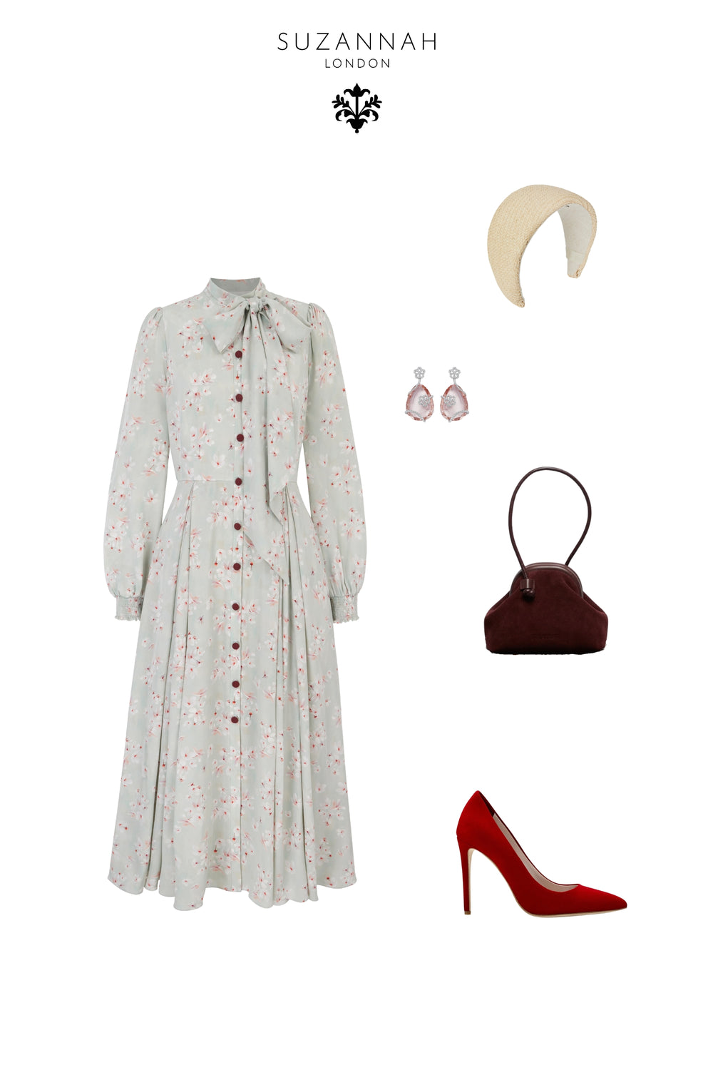 Load image into Gallery viewer, Bella Dress Floral Blossom x MarieLuise Bantel