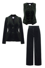 Load image into Gallery viewer, Brooklyn Velvet Suit Olive