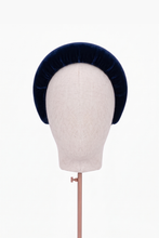 Load image into Gallery viewer, Jumelle Headband Navy Velvet x Ruth Ravenscroft