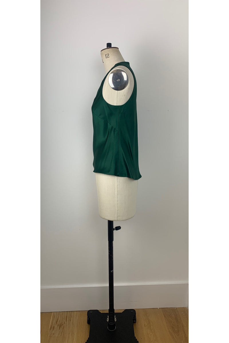 Load image into Gallery viewer, Silk Camisole Emerald  ARCHIVE SALE