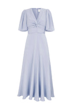 Load image into Gallery viewer, Holland Dress Ciel Blue Silk Cady