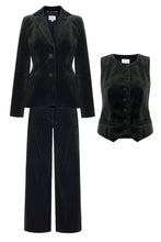 Load image into Gallery viewer, Brooklyn Velvet Suit Olive