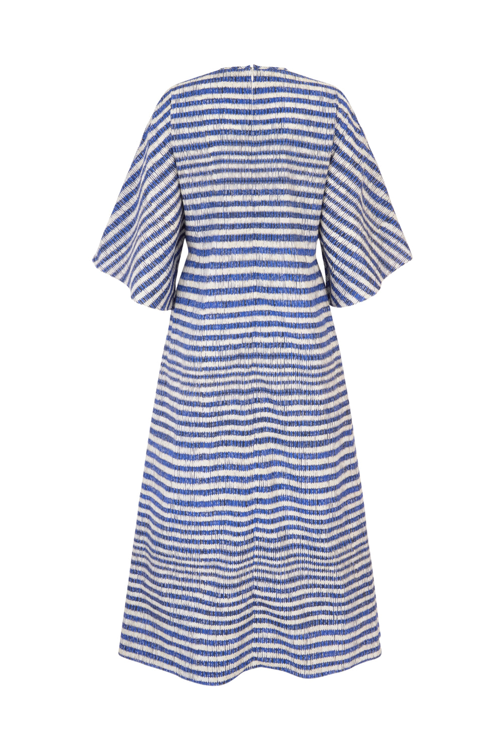 Load image into Gallery viewer, Katya Cotton Easy Dress Blue Ladders