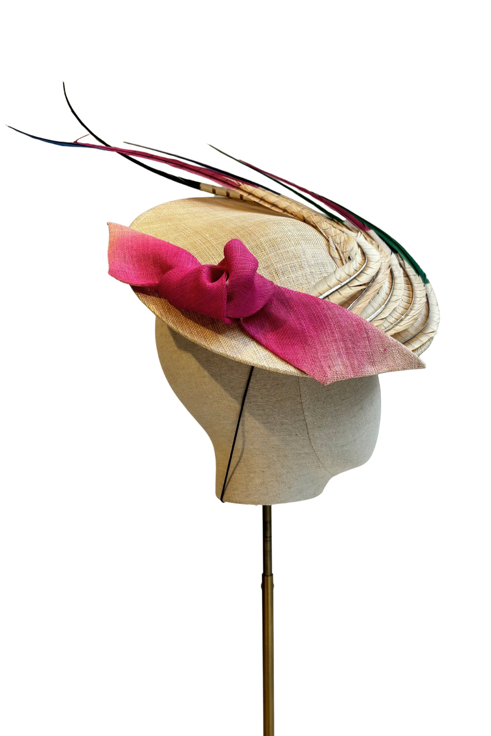 Load image into Gallery viewer, Atrani Disc with Pheasant Feathers  x Awon Golding