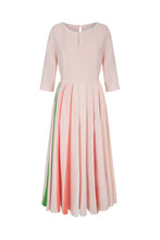 Load image into Gallery viewer, Boat Neck Rainbow Midi Dress - ARCHIVE SALE