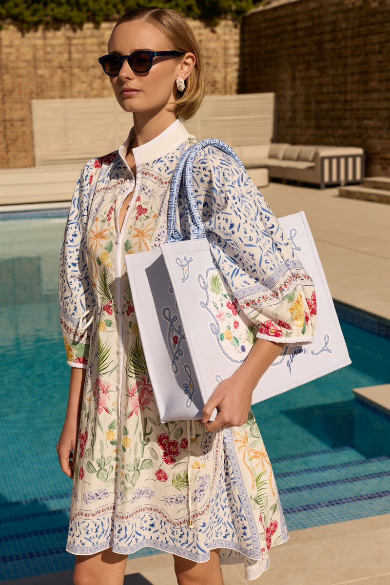 Load image into Gallery viewer, Anthena Short Resort Dress x Milly Jean
