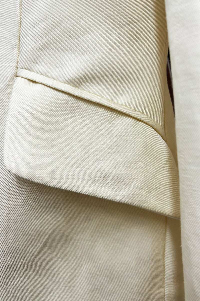 Load image into Gallery viewer, Queens Blazer Cream Luxe Linen - ARCHIVE SALE