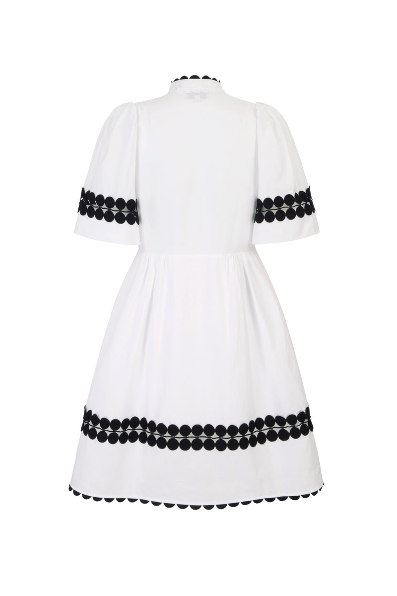 Load image into Gallery viewer, Delilah Embroidered Cotton Kaftan Dress - ARCHIVE SALE