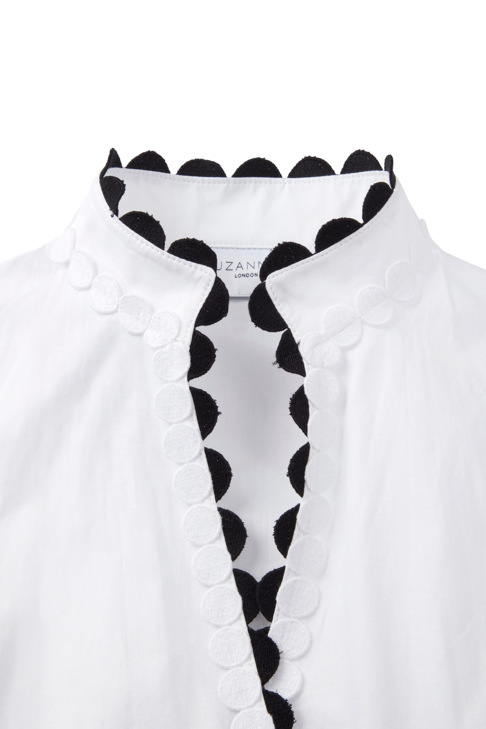 Load image into Gallery viewer, Delilah Embroidered Cotton Kaftan Dress