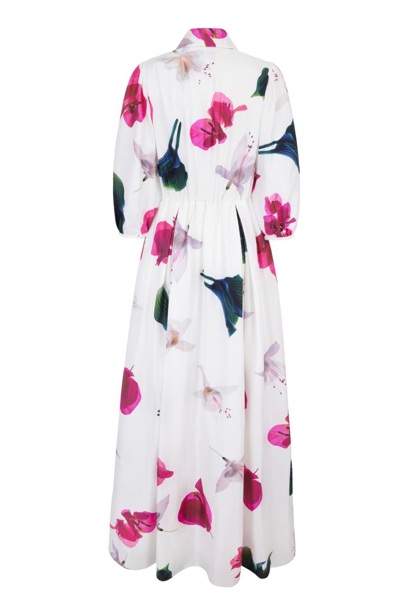 Load image into Gallery viewer, Trixie Floor Length Silk Shirt Dress x Rachel Levy ARCHIVE SALE
